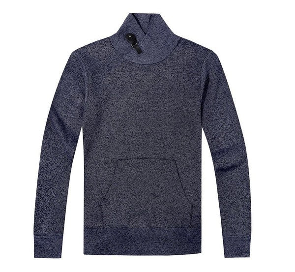SW-922-Men's Turtleneck Collar Sweater