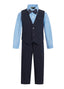 V1588-VEST-SET-2 COLORS-SIZE 6M-24M & 2-4
