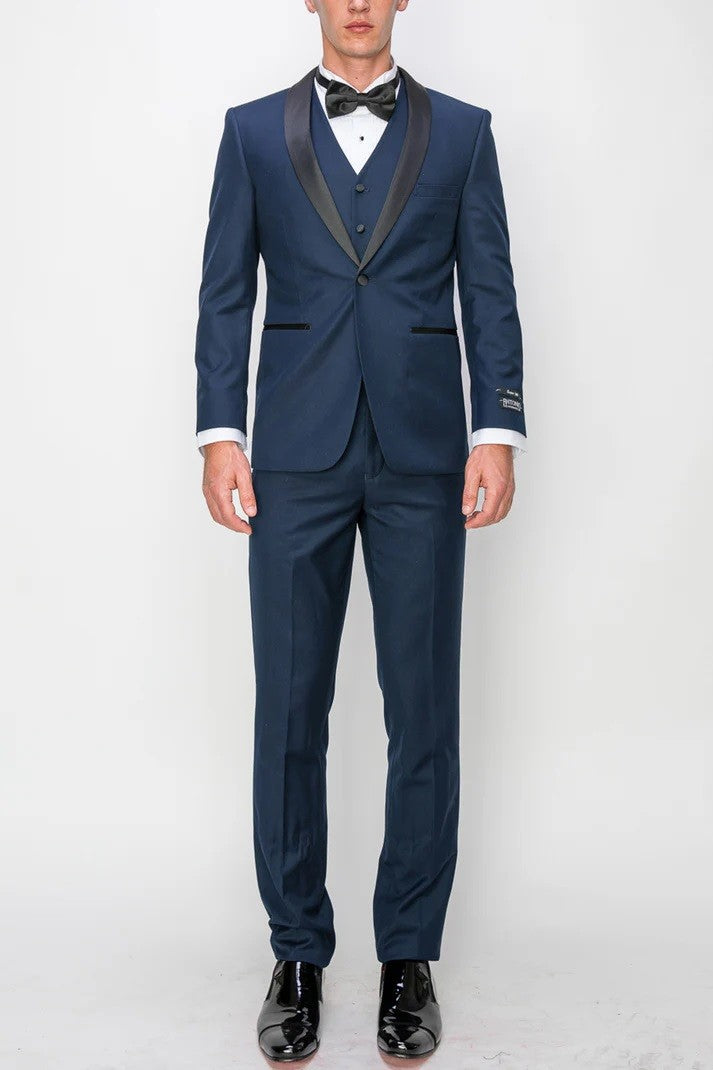 8745-TUXEDO-LIGHT-NAVY-3PC-SLIM-SHORT-SIZE 34S-46S