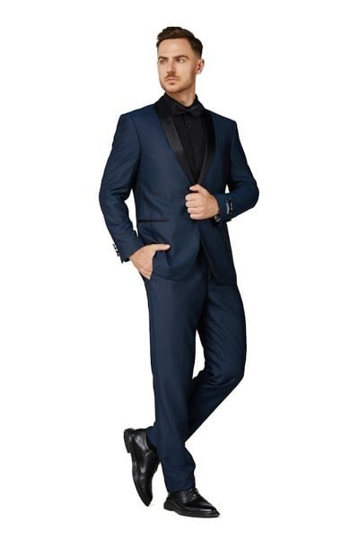 2645 -TUX-NAVY-2PC-SLIM-REGULAR-SIZE 36R-54R