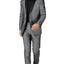2645 -TUX-GRAY-2PC-SLIM-SHORT-SIZE 34S-46S