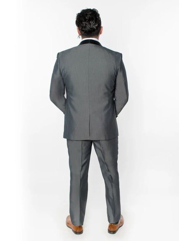 2645 -TUX-GRAY-2PC-SLIM-REGULAR-SIZE 36R-54R