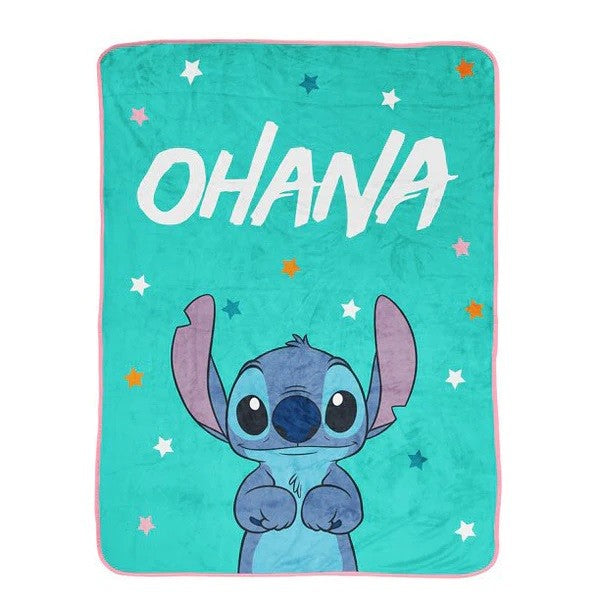 STITCH Kids' Plush Throw Blanket Pack of 3
