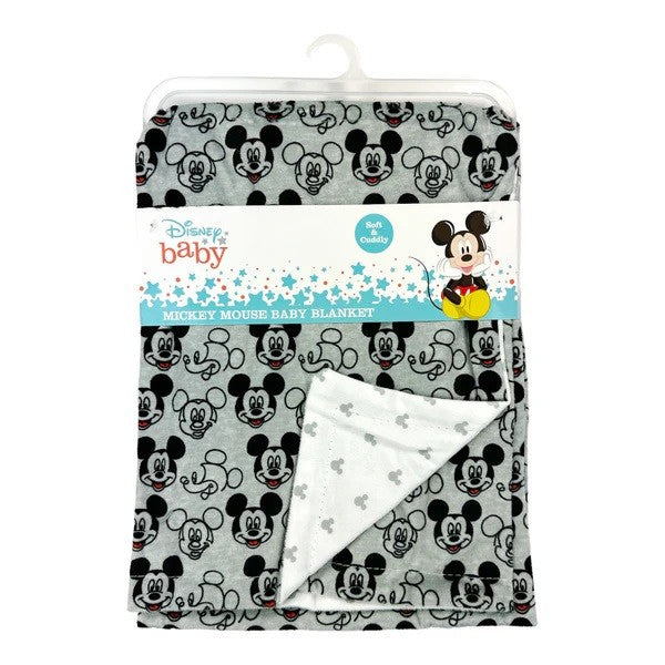 MICKEY MOUSE Soft Lightweight Blanket Pack of 4