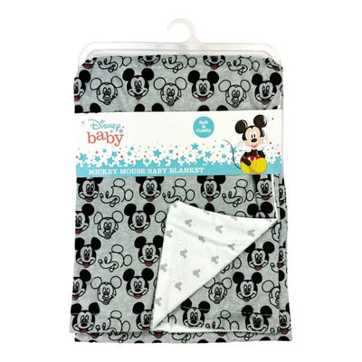 MICKEY MOUSE Soft Lightweight Blanket Pack of 4