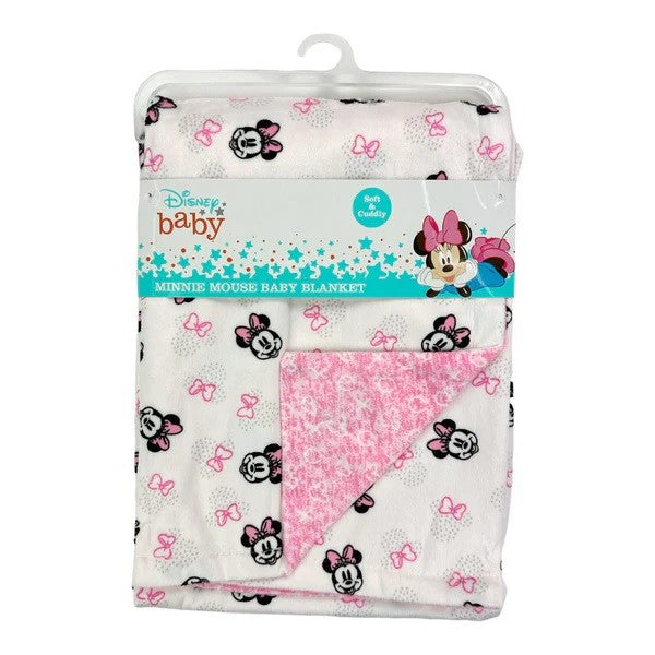 MINNIE MOUSE Soft Lightweight Blanket Pack of 4