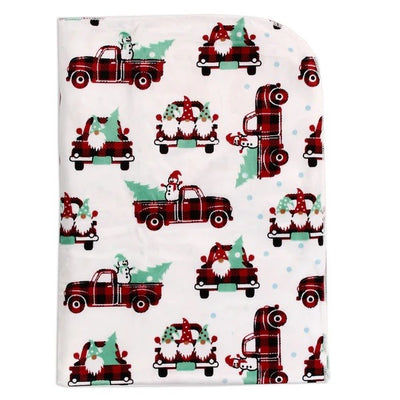 BABY'S FIRST CHRISTMAS Plush Blanket Pack of 4