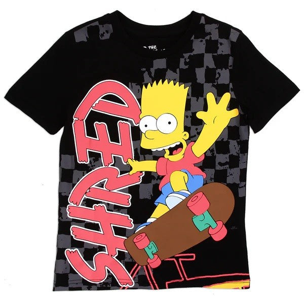 THE SIMPSONS Boys Youth T-Shirt Pack of 6