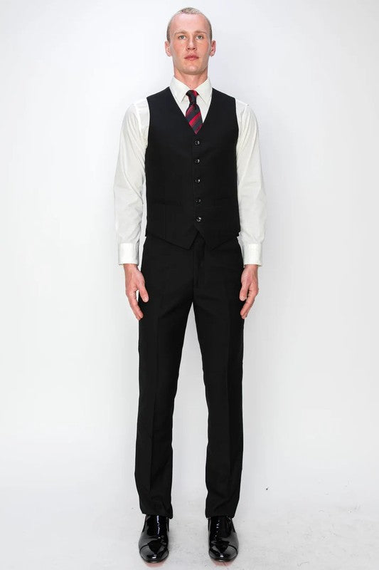 8745-BLACK-3PC-SLIM-LONG-SIZE 38L-56L