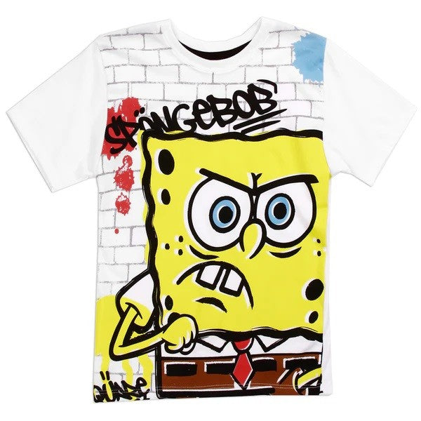 SPONGE BOB Boys Youth T-Shirt Pack of 6