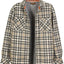 FJ-91-Men's Checkered Flannel Jacket
