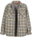 FJ-91-Men's Checkered Flannel Jacket