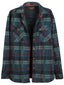 FJ-91-Men's Checkered Flannel Jacket