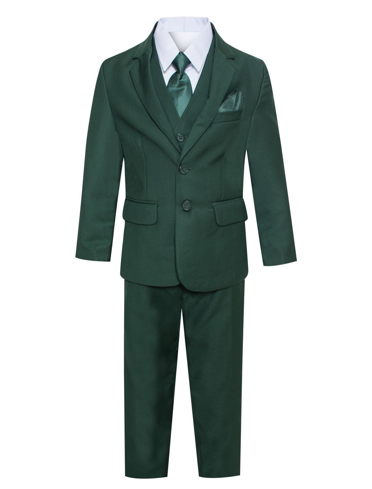 ST-12-HUNTER-GREEN-7 PC-SLIM-SIZE 14-18