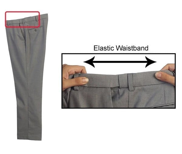 SLX-97-Men's Expandable Waist Dress Pants