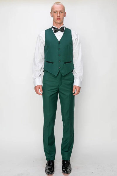 8745-TUXEDO-GREEN-3PC-SLIM-REGULAR-SIZE 34R-44R