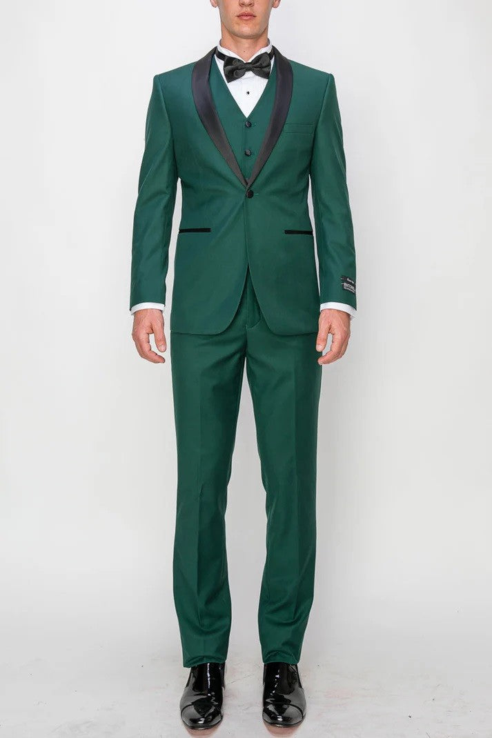 8745-TUXEDO-GREEN-3PC-SLIM-LONG-SIZE 38L-56L