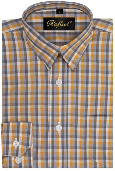 S701-Plaid Oxford-11 COLORS-Size 16-20