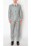 1081-CHECKER-GRAY-3PC-SLIM-REGULAR-SIZE 34R-44R
