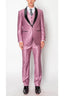 1889-TUXEDO-SHINY-PINK-3PC-SLIM-SHORT-SIZE 34S-46S