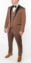 2645-TUX-SHINY-BROWN-3PC-SLIM-LONG-SIZE 38L-56L