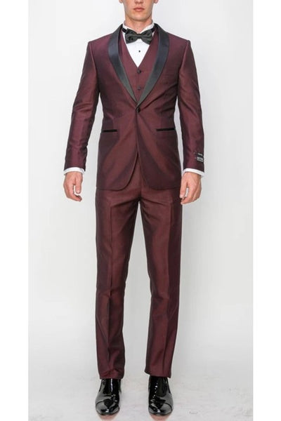 0408-TUX-SHINY-MAROON-3PC-SLIM-REGULR-SIZE 34R-44R