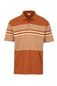 PS-947-Men's Multi-Striped Polo Shirt