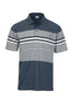PS-947-Men's Multi-Striped Polo Shirt