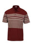 PS-947-Men's Multi-Striped Polo Shirt