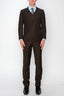 8745-BROWN-3PC-SLIM-SHORT-SIZE 34S-46S