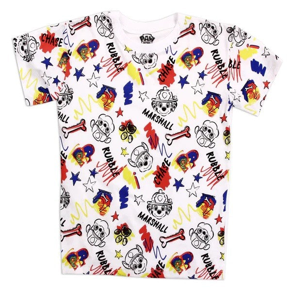 PAW PATROL Boys 4-7 T-Shirt Pack of 6