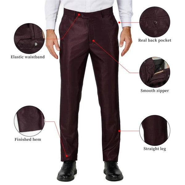 P-0408-MAROON-SHINY-SIZE 30-42