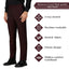 P-2645-BURGUNDY-SIZE 30-42