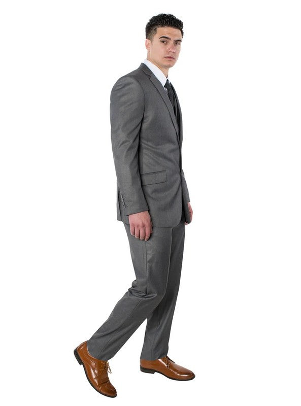 8745-TRUE-GRAY-3PC-SLIM-REGULAR-SIZE 46R-56R