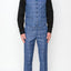 2150-CHECKER-BLUE-3PC-SLIM-REGULAR-SIZE 46R-56R