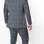 6009-GREY-CHECKER-3PC-SLIM-REGULAR-SIZE 46R-56R