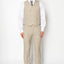 1051-BEIGE-CHECKER-3PC-SLIM-REGULAR-SIZE 46R-56R