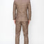 7271-BROWN-CHECKER-3PC-SLIM-REGULAR-SIZE 46R-56R