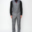 1502-GRAY-CHECKER-3PC-SLIM-REGULAR-SIZE 46R-56R