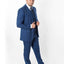 1502-FRNCH-BLU-CHEKER-3PC-SLIM-REGULR-SIZE 34R-44R