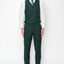 1502-FOREST-GREEN-CHECKER-SLIM-REGULR-SIZE 46R-56R