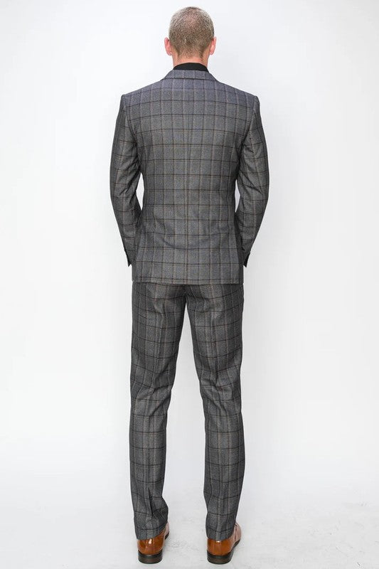 0727-CHAR-CHECKER-3PC-SLIM-REGULAR-SIZE 34R-44R