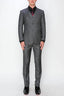 1318-GRAY-CHECKER-3PC-SLIM-REGULAR-SIZE 46R-56R