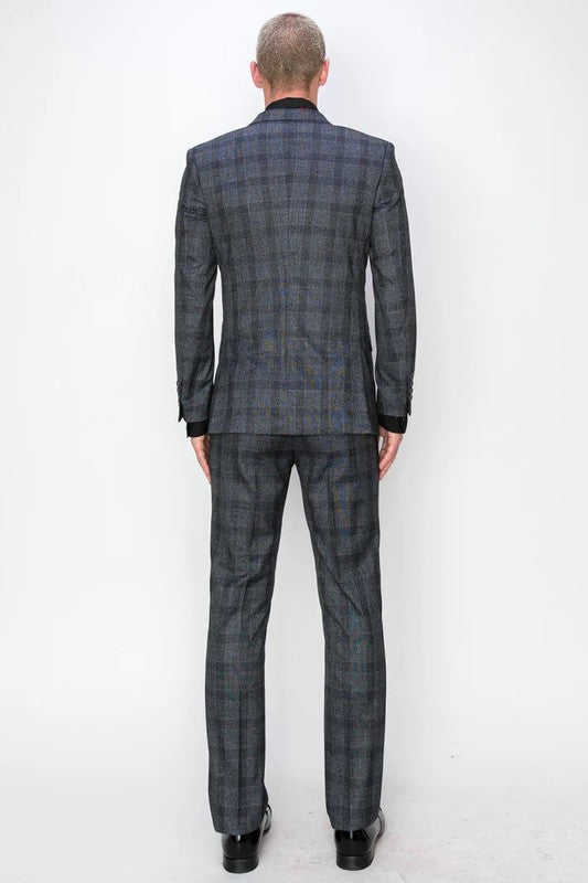 6153-CHAR-CHECKER-3PC-SLIM-REGULAR-SIZE 34R-44R