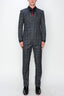 6153-CHAR-CHECKER-3PC-SLIM-REGULAR-SIZE 46R-56R