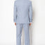 1290-TEXTURED-L-BLUE-3PC-SLIM-REGULAR-SIZE 46R-56R