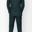1074-TEXTURD-D-GREEN-3PC-SLIM-REGULAR-SIZE 46R-56R