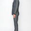 2645-SHINY-GRAY-TEXT-3PC-SLIM-REGULAR-SIZE 46R-56R
