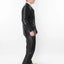 0408-SHINY-BLACK-TEXT-SLIM-REGULAR-SIZE 34R-44R