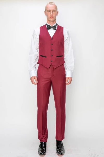 8745-TUX-L-BURGUNDY-3PC-SLIM-REGULAR-SIZE 46R-56R